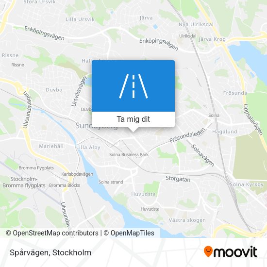 Spårvägen karta