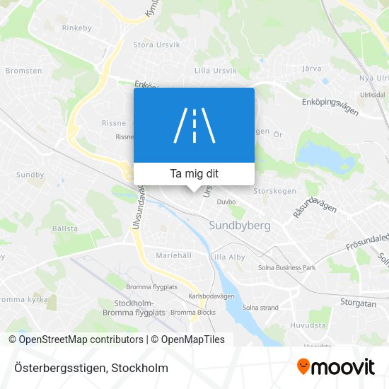 Österbergsstigen karta