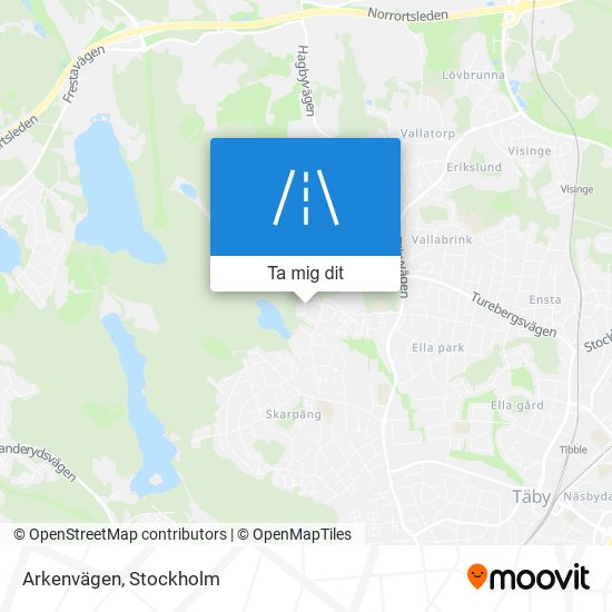 Arkenvägen karta