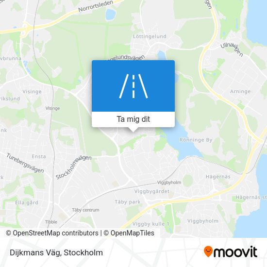 Dijkmans Väg karta