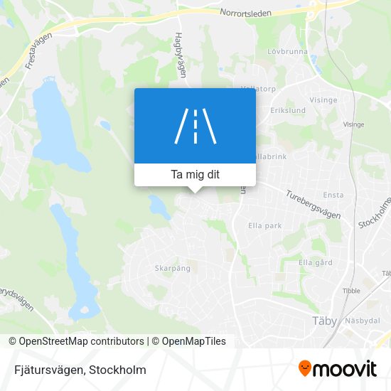 Fjätursvägen karta