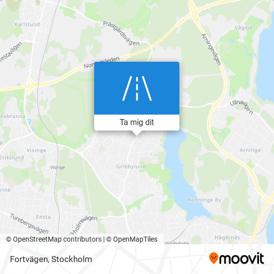 Fortvägen karta