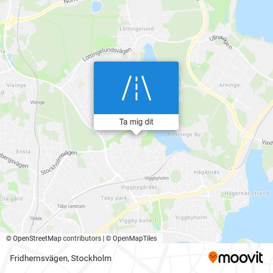 Fridhemsvägen karta