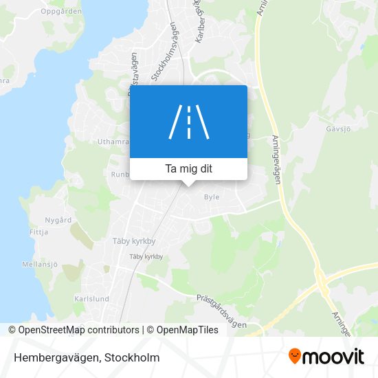 Hembergavägen karta