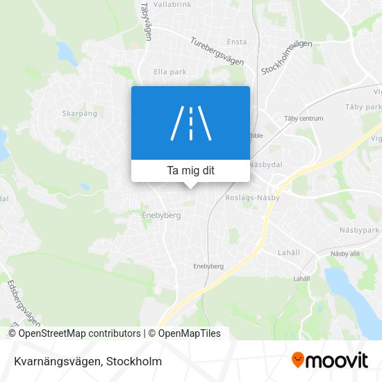 Kvarnängsvägen karta