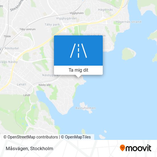 Måsvägen karta