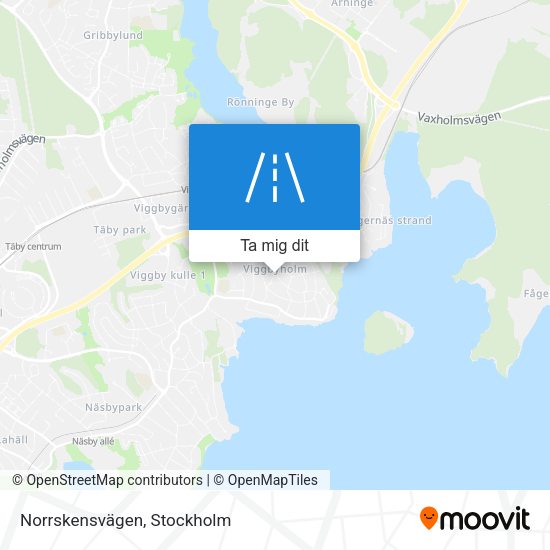 Norrskensvägen karta