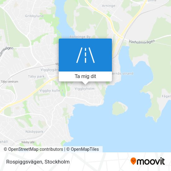 Rospiggsvägen karta