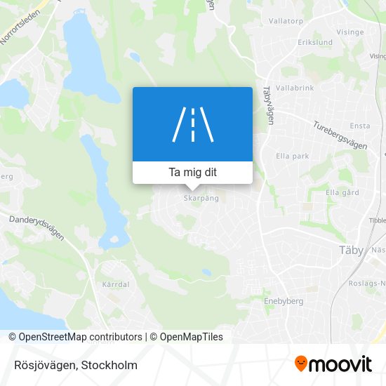 Rösjövägen karta