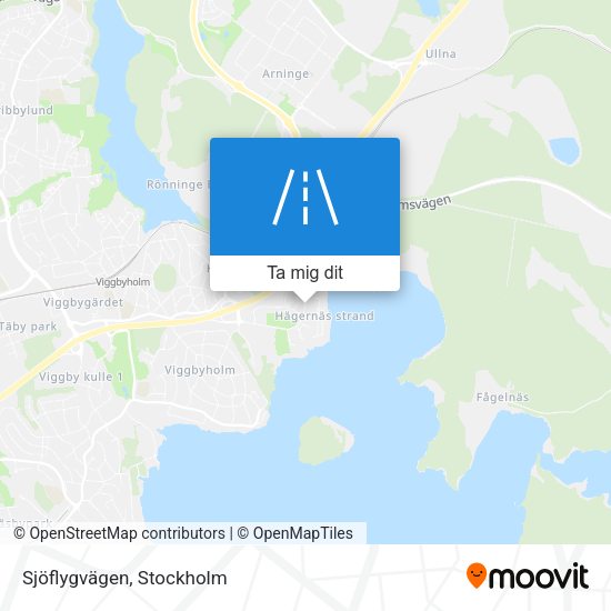 Sjöflygvägen karta