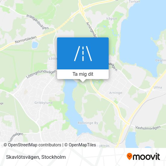 Skavlötsvägen karta