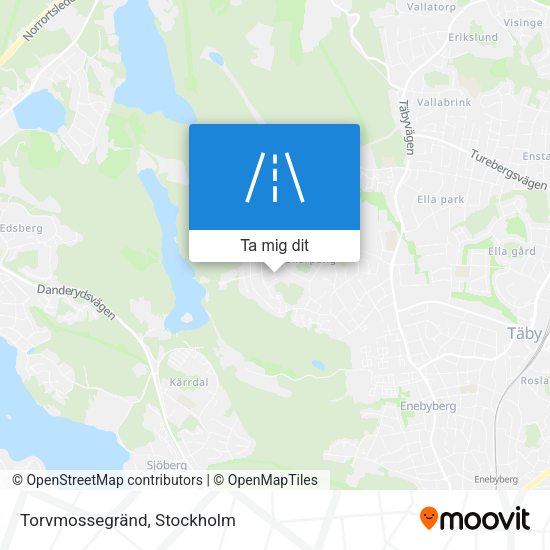 Torvmossegränd karta