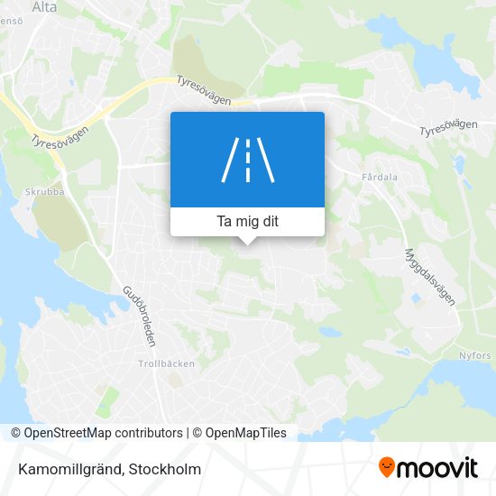 Kamomillgränd karta