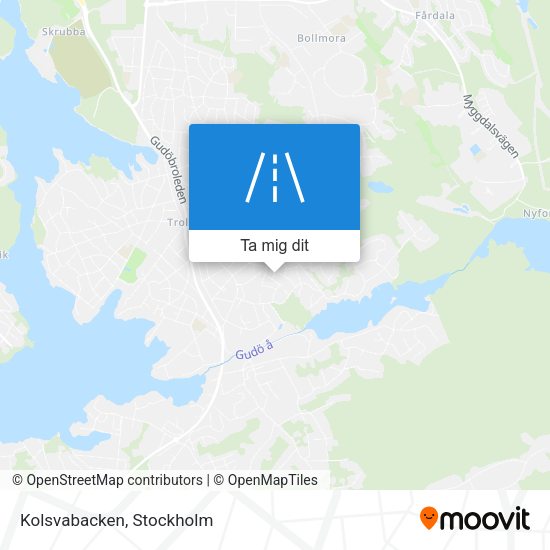 Kolsvabacken karta