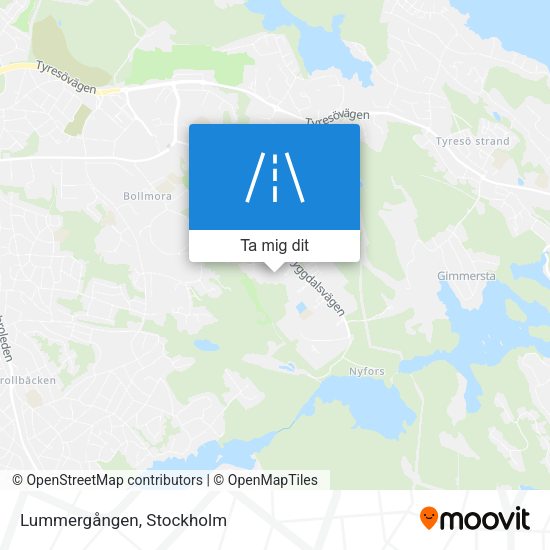 Lummergången karta