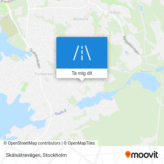 Skälsätravägen karta