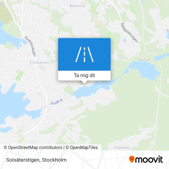 Solsäterstigen karta