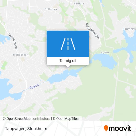 Täppvägen karta