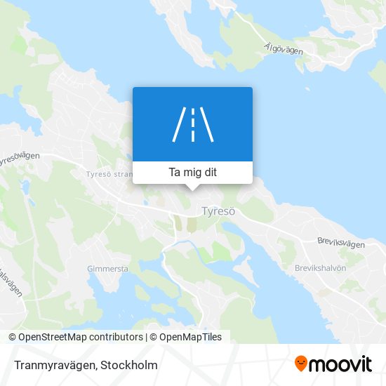 Tranmyravägen karta