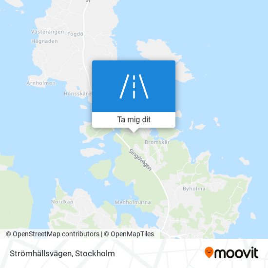 Strömhällsvägen karta