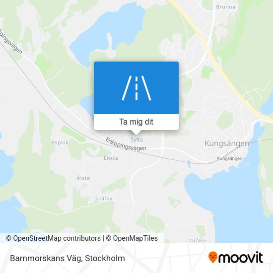 Barnmorskans Väg karta