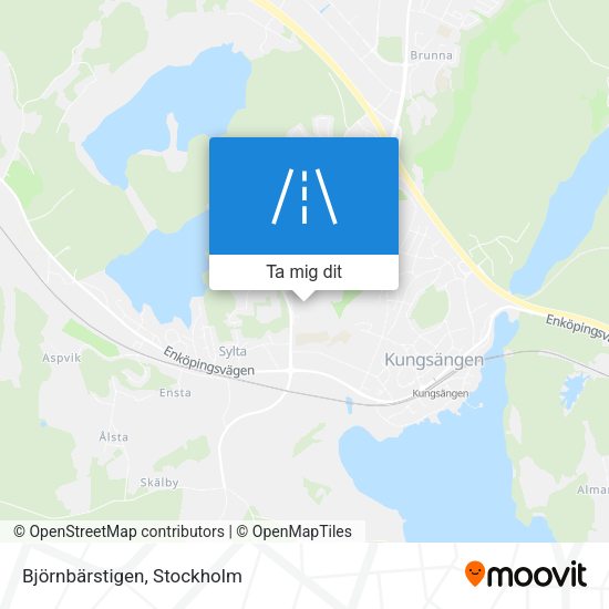 Björnbärstigen karta