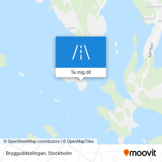 Brygguddsslingan karta
