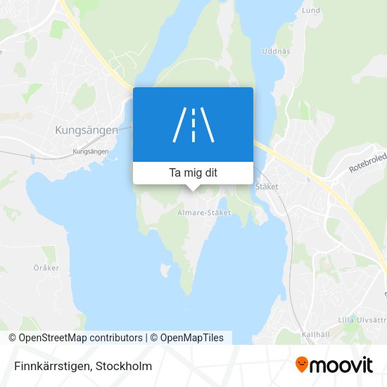 Finnkärrstigen karta