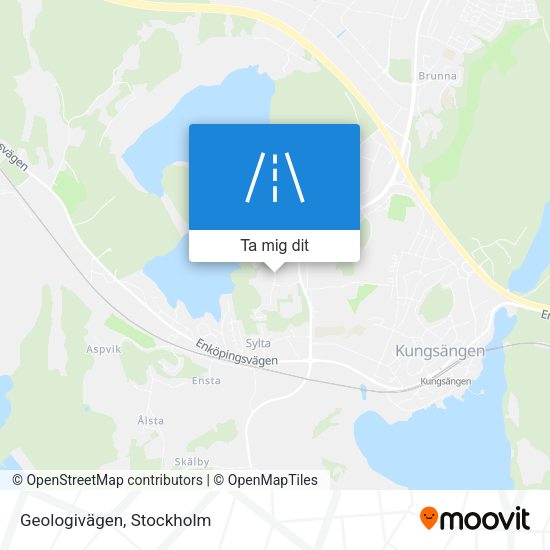 Geologivägen karta