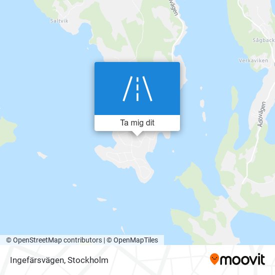 Ingefärsvägen karta