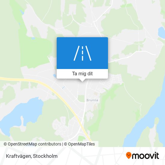 Kraftvägen karta