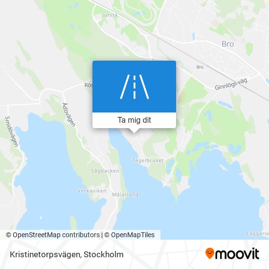 Kristinetorpsvägen karta