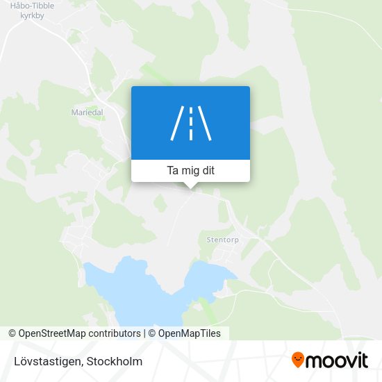 Lövstastigen karta