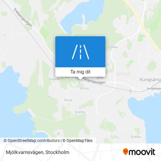 Mjölkvarnsvägen karta