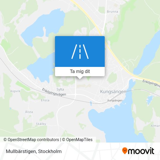 Mullbärstigen karta