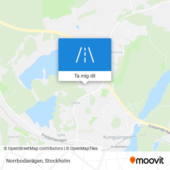 Norrbodavägen karta