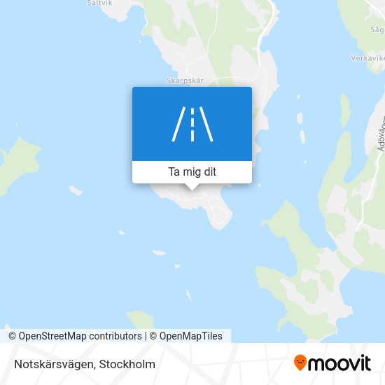 Notskärsvägen karta
