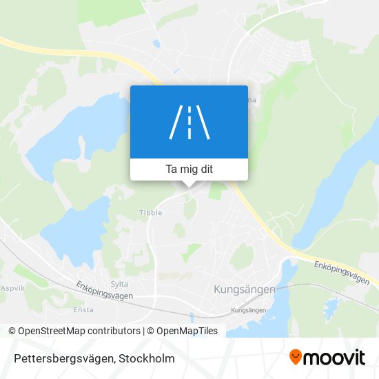 Pettersbergsvägen karta