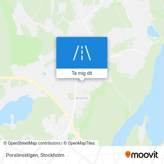 Porslinsstigen karta