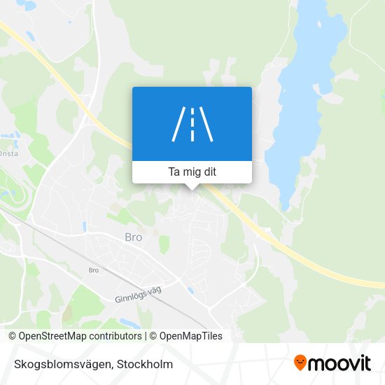 Skogsblomsvägen karta