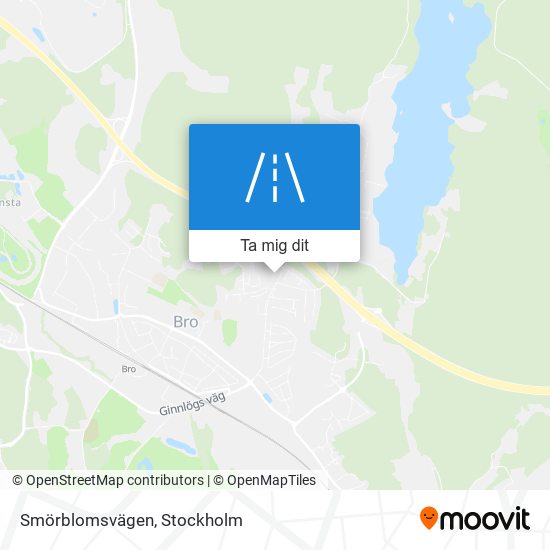 Smörblomsvägen karta