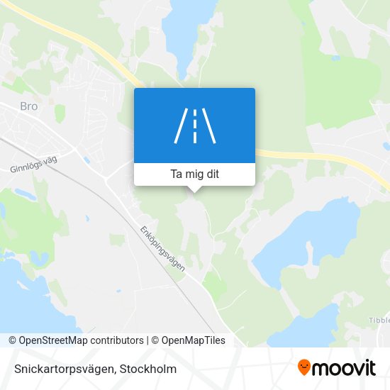Snickartorpsvägen karta