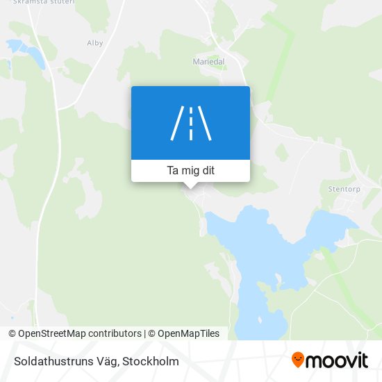 Soldathustruns Väg karta