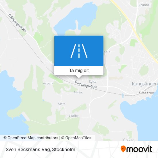 Sven Beckmans Väg karta