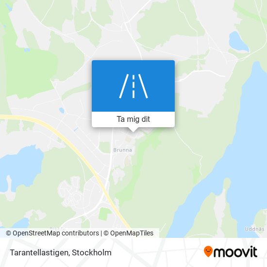 Tarantellastigen karta