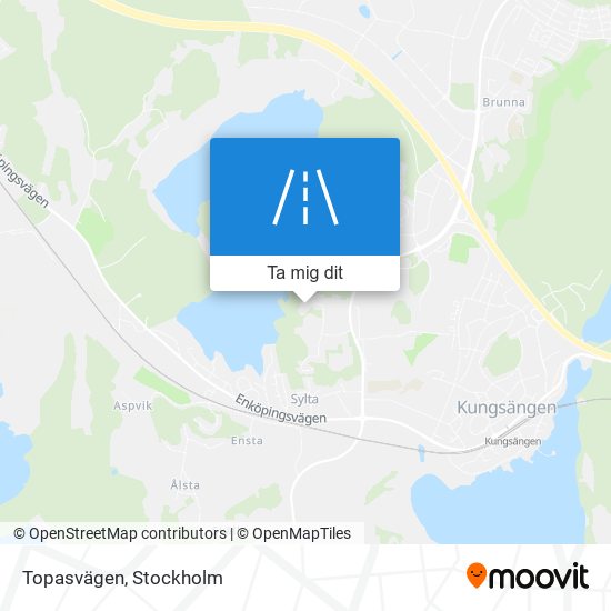 Topasvägen karta