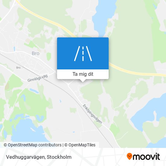 Vedhuggarvägen karta