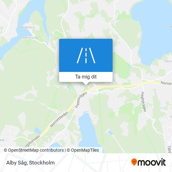 Alby Såg karta