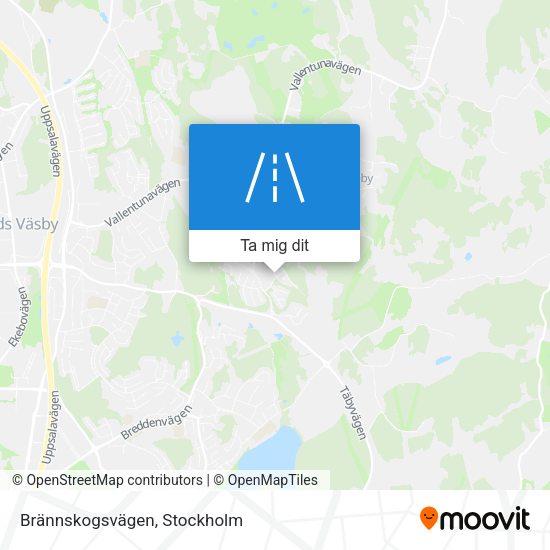 Brännskogsvägen karta