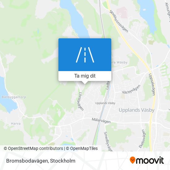 Bromsbodavägen karta